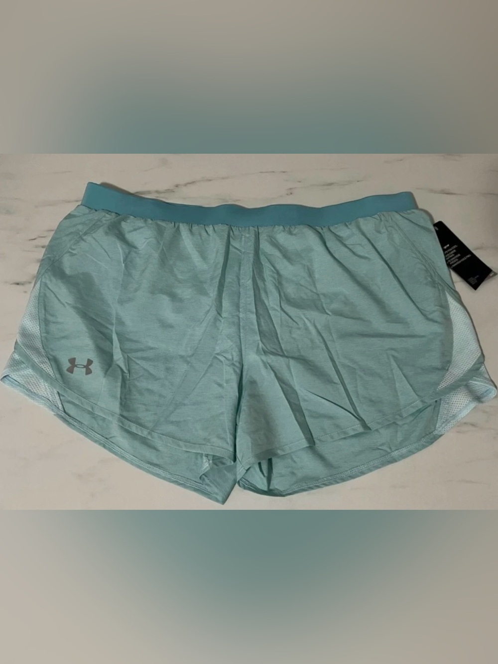 XL Womens UNDER ARMOUR Fly by 2.0 Loose HeatGear Running Shorts Blue NWT New